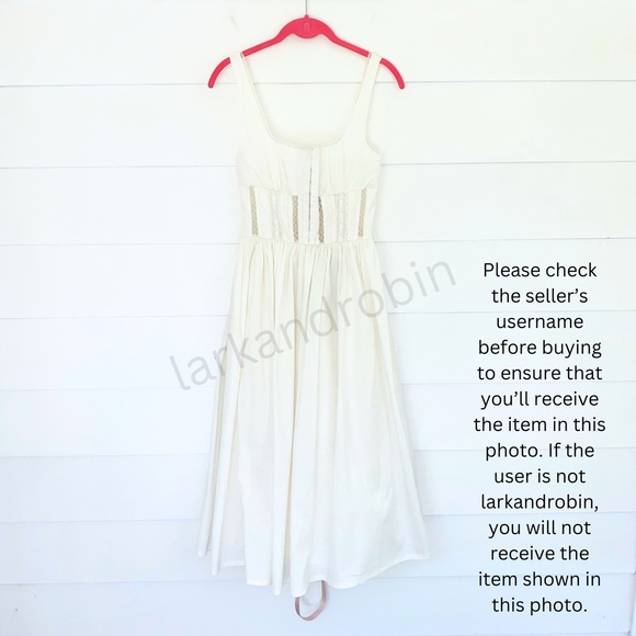 NEW House of CB Perle Dress White Small - Picture 15 of 17